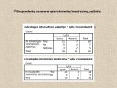 Statistinis tyrimas: Internetinis bendravimas, pažintys 7 puslapis