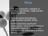 Strategija. Organizacijos misijos ir tikslų nustatymas 9 puslapis
