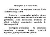 Strateginio planavimo esmė  2 puslapis