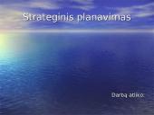 Strateginis planavimas banke