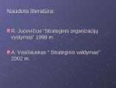 Strateginių pokyčių valdymas 20 puslapis