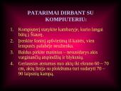 Sveikata ir darbas su kompiuteriu 8 puslapis