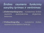 Širdies ir kraujagyslių sistemos funkcijos įvertinimas 12 puslapis