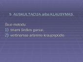 Širdies ir kraujagyslių sistemos funkcijos įvertinimas 8 puslapis
