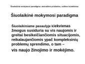 Šiuolaikinė mokymosi paradigma ir mokslinis jos pažinimas 2 puslapis