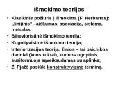Šiuolaikinė mokymosi paradigma ir mokslinis jos pažinimas 18 puslapis