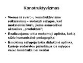 Šiuolaikinė mokymosi paradigma ir mokslinis jos pažinimas 19 puslapis