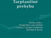 Tarptautinės prekybos organizacijos