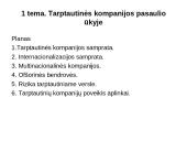 Tarptautinės kompanijos pasaulio ūkyje