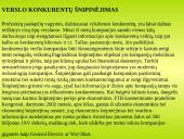 Tarptautinės konkurencijos strategija 10 puslapis