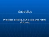 Tarptautinės prekybos reguliavimo priemonės ir jų efektyvumas 19 puslapis
