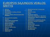 Tarpvalstybinės ekonominės sąjungos įvairiose pasaulio regionuose 2 puslapis