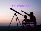Teleskopai, jų sandara, tipai bei naudojimas