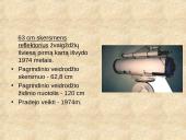 Teleskopai, jų sandara, tipai bei naudojimas 20 puslapis