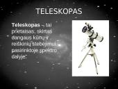 Teleskopai, jų sandara, tipai bei naudojimas 3 puslapis