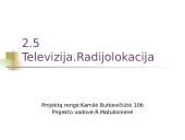 Televizija ir radiolokacija