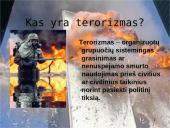 Terorizmo pavojus šiuolaikiniame globaliame pasaulyje 2 puslapis