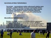Terorizmo pavojus šiuolaikiniame globaliame pasaulyje 5 puslapis