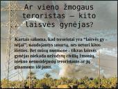 Terorizmo pavojus šiuolaikiniame globaliame pasaulyje 8 puslapis