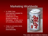 The global drink: Coca-Cola 8 puslapis