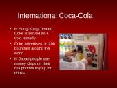 The global drink: Coca-Cola 10 puslapis
