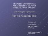 Treneris ir auklėtinių tėvai