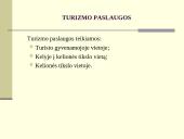 Turizmo paslaugos ir infrastruktūra 14 puslapis