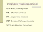 Turizmo paslaugos ir infrastruktūra 9 puslapis