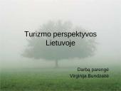 Turizmo perspektyvos Lietuvoje