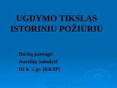 Ugdymo tikslas istoriniu požiūriu
