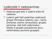 Vadovavimas bei lyderystė 10 puslapis