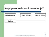 Valdymo organų (tarnautojų) darbo organizavimas 13 puslapis
