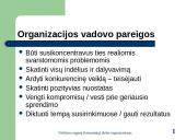 Valdymo organų (tarnautojų) darbo organizavimas 4 puslapis