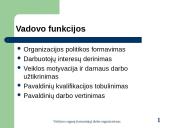 Valdymo organų (tarnautojų) darbo organizavimas 5 puslapis