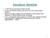 Vandens suvartojimo  istorija ir prognozės 2 puslapis