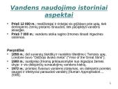 Vandens suvartojimo  istorija ir prognozės 3 puslapis