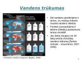 Vandens suvartojimo  istorija ir prognozės 8 puslapis