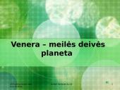 Venera – meilės deivės planeta