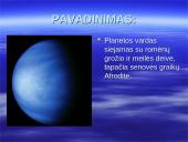 Venera, Veneros savybės ir orbita 3 puslapis