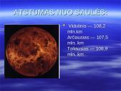 Venera, Veneros savybės ir orbita 8 puslapis