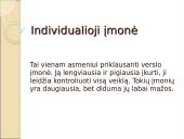 Verslo organizavimo formos rinkos ekonomikos sąlygomis 11 puslapis