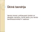 Verslo organizavimo formos rinkos ekonomikos sąlygomis 14 puslapis