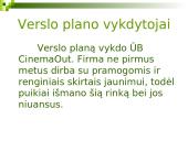 Verslo planas: Vasaros kino teatras 2 puslapis