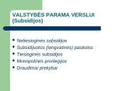 Verslo reguliavimas ir jo pasekmės 6 puslapis