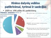 Vertybinių popierių (VP) biržos ir vertybinių popierių (VP) komisijos veikla Lietuvoje 20 puslapis