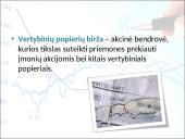 Vertybinių popierių (VP) biržos ir vertybinių popierių (VP) komisijos veikla Lietuvoje 4 puslapis