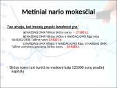 Vertybinių popierių (VP) biržos ir vertybinių popierių (VP) komisijos veikla Lietuvoje 9 puslapis