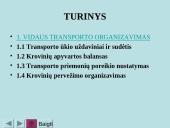 Vidaus transporto organizavimas
