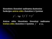 Vieno kintamojo funkcijos išvestinė 5 puslapis