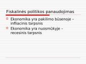 Vyriausybės išlaidų didinimas ir  išstūmimo efektas 8 puslapis